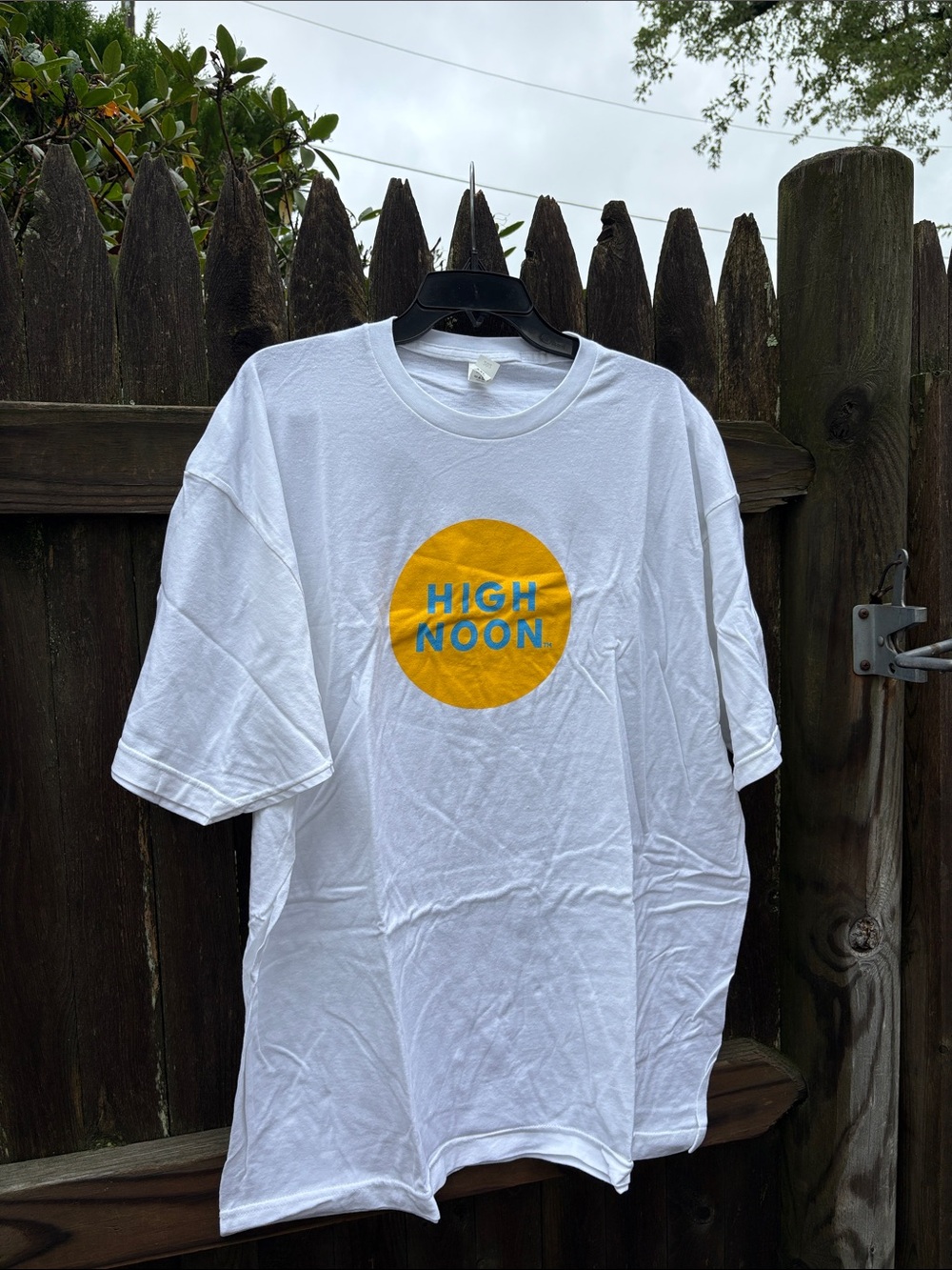 Tultex High Noon white cotton tee! NWOT!!